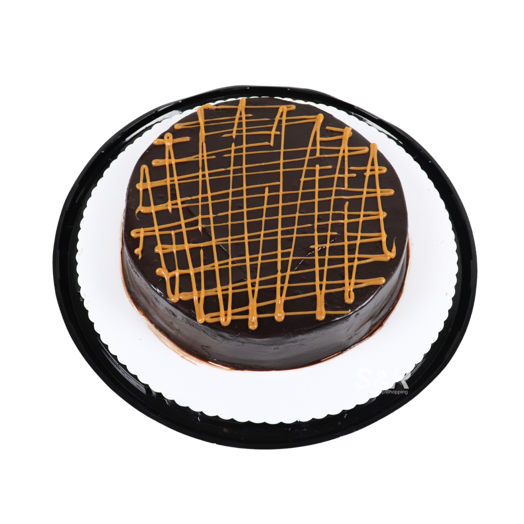 S&R 8in Choco Caramel Decadent Cake